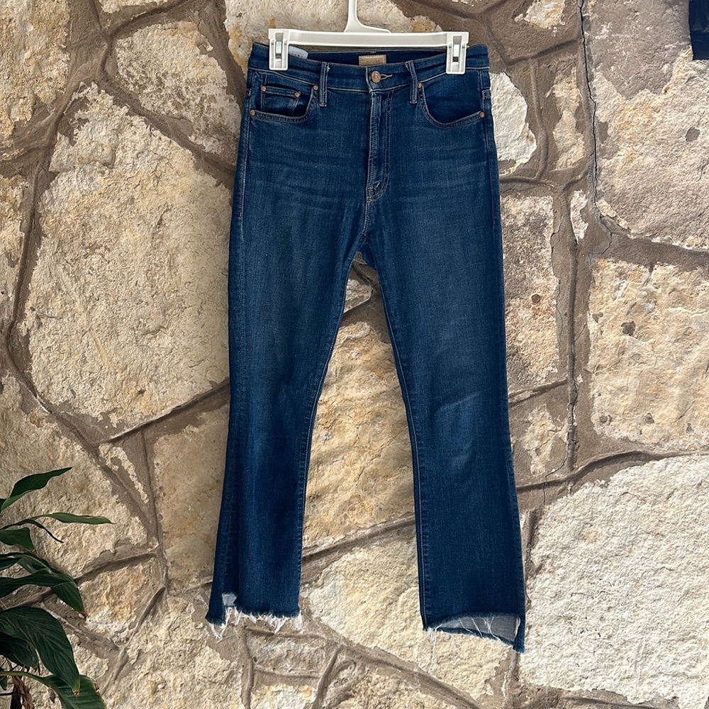 MOTHER The Insider Crop Step Fray in girl crush size 26 - Picture 6 of 10